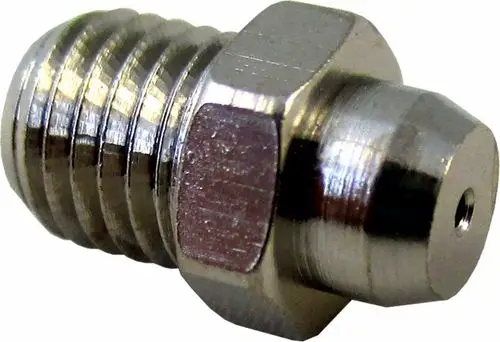 Erdgasbrennerdüse mit gewindebasiertem Anschluss aus Metall. Produkt von Wolf, geeignet für GU-1 Anwendungen.
